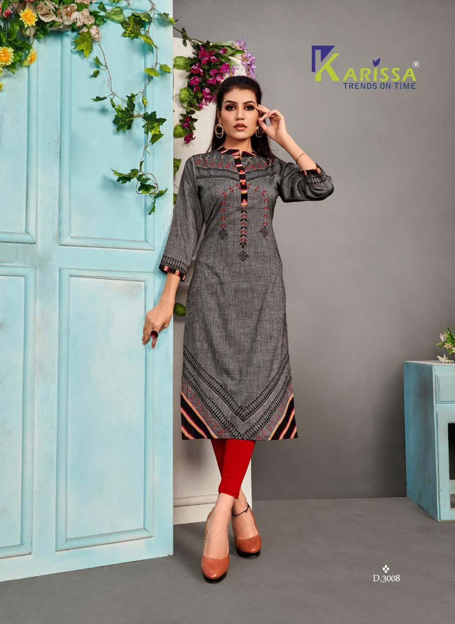Karissa Rich Girl Vol-3 Block Print Wholesale Kurti Karissa Rich Girl Vol-3 Block Print Wholesale Kurti